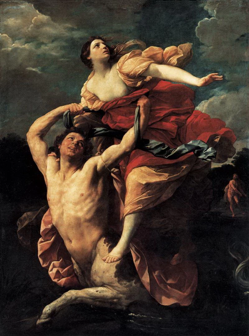 215-Nesso rapisce Deianira (1621), Museo del Louvre, Parigi 